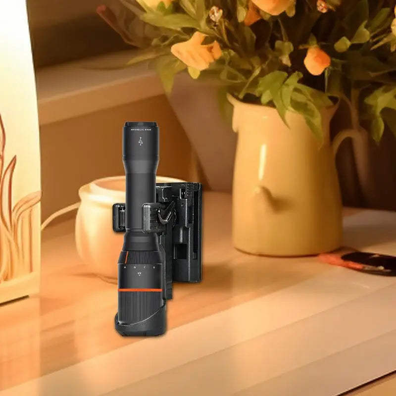 Flashlight Holder Duty Belt Rotatable Flashlight Carrier Gear Flashlight Belt Holder Portable Light Carry Case Flashlight Pouch