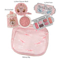 Flower Knows All In One Makeup Set Gift Box Garden Cushion Cream Foundation Matte Blush Long Lasting Velvet Lip Cream With Bag