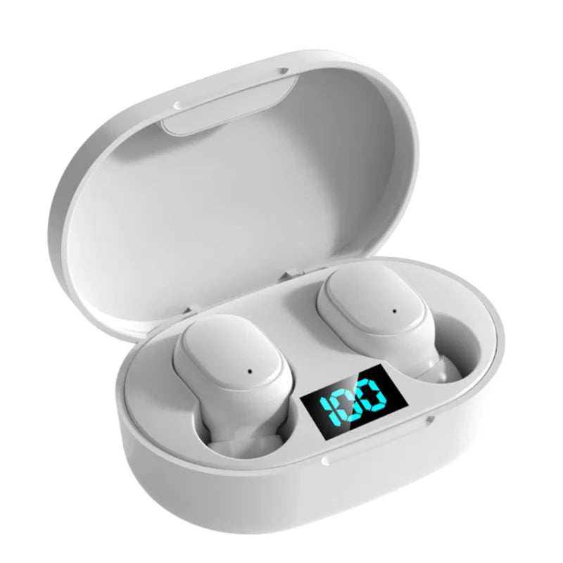 E6s Tws Fone Bluetooth-compatible Earphones Wireless Hands Free Noise Cancelling Headset