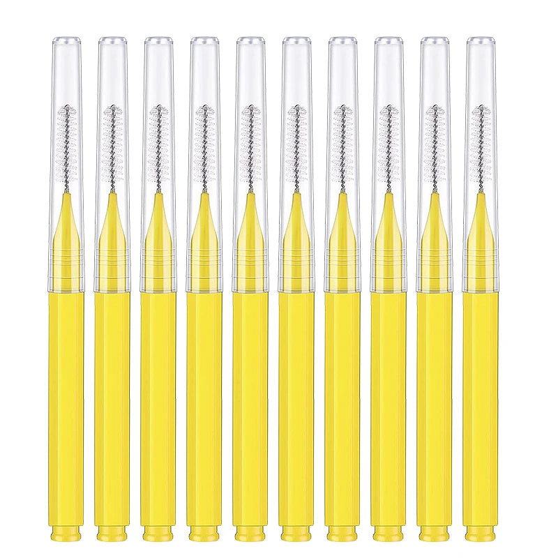10/20 Pcs Eyebrow Brushes Mini Brow Lifting Brush Disposable Makeup Eyelash Tool Tooth Interdental Brush Lash Extension Supplies