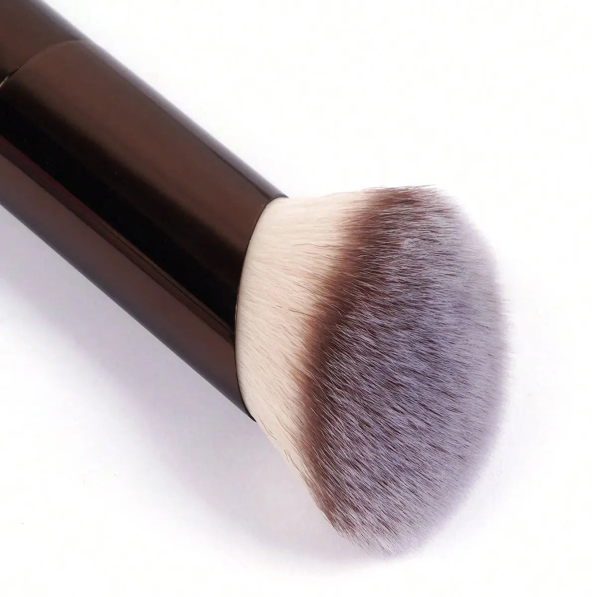 1pc Professional Foundation Brush Set, Beveled Tubular Makeup Brush, Makeup Tools With Soft Fiber For Easy Carrying, Brush For T