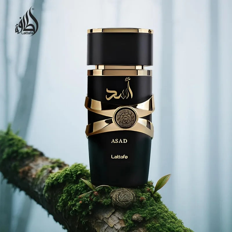 Lattafa Perfumes Asad for Unisex Eau De Parfum Spray 3.4 Ounce