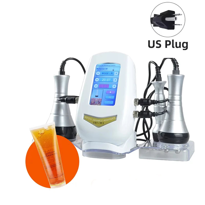 40K 3 In1 Cavitation Body Slimming Machine Facial Massager Skin Tighten Face Lifting Vacuum Suction Beauty Device（Fast Shipping）
