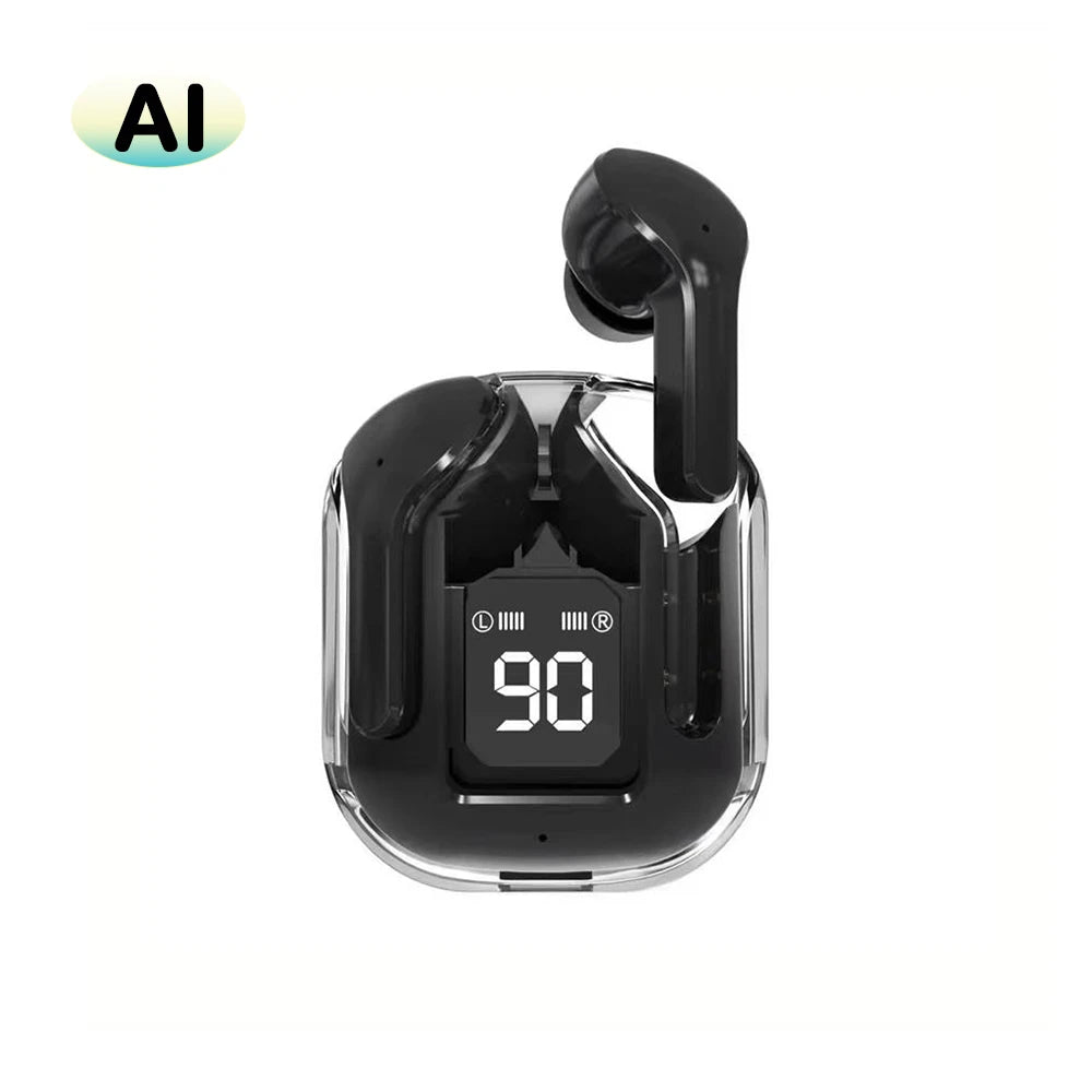 GREATWALL New AI Translation Earphones, In Ear Noise Reduction 5.3 High Definition Sound Quality Sports Fitness Wireless Earphon