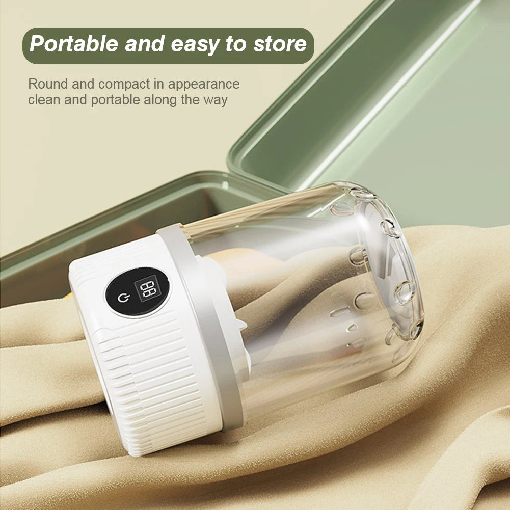 Cordless Small Washing Machine with Laundry Cup Automatic Laundry Cup Mini Special Washer for Travel Home and Dormitory