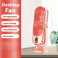 New Upgraded Large Battery Dual Motor Portable Fashion Desk Fan, Office, Travel, Camping, Outdoor RV Portable USB Fan air conditioner bladeless fan