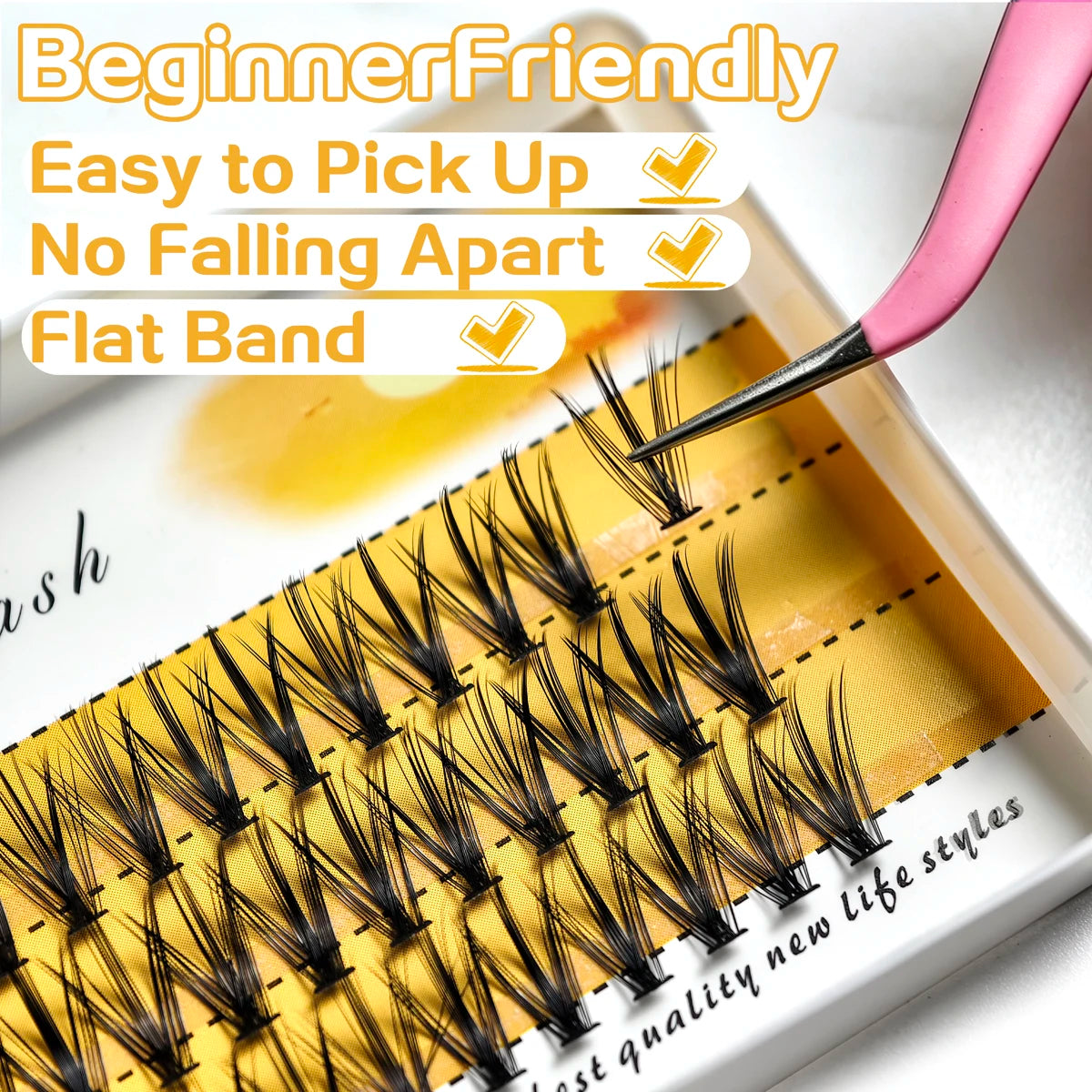 20D/30D Mink Eyelashes 1 Box /60 Bundles Natural Eyelashes Extension 3D Russia Individual Eyelash Cluster Makeup Tools Eye Black