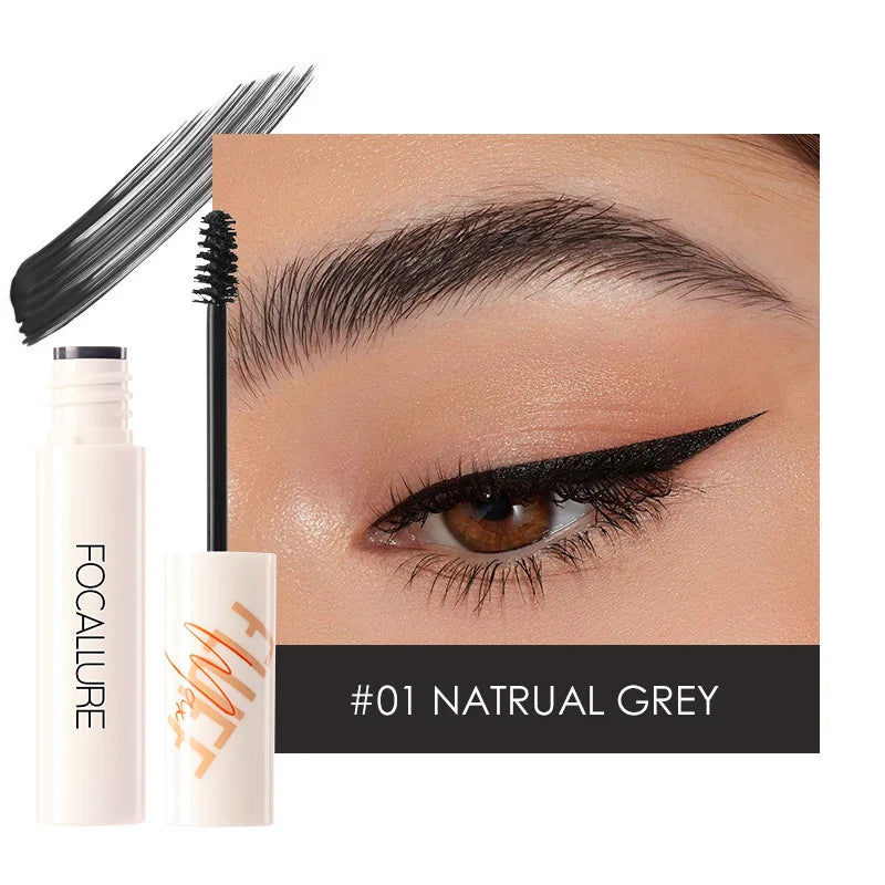 FOCALLURE Natural Brow Gel Long Hold Waterproof Eyebrow Cream Hair Like Finish Wild Eyebrows Styling Gel Beauty Eyes Makeup