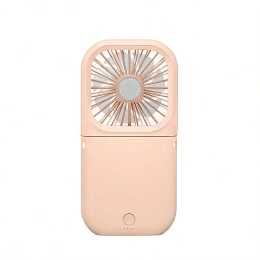 Fashionable Handheld Digital Neck Fan, USB Rechargeable, Mini Fan, Portable Fan, USB Power Bank Fast Charging Desktop Foldable Small Electric Fan, Ideal Companion For Hot Summer