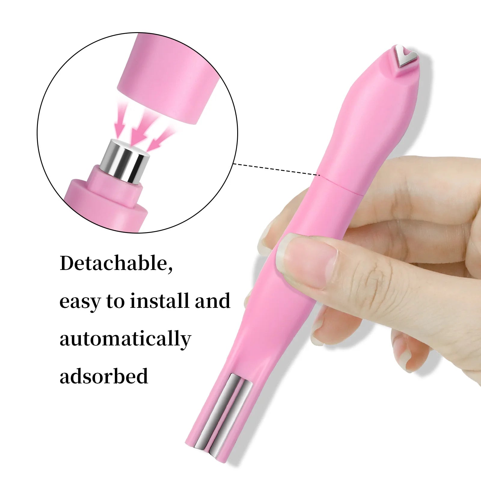 Multi Shape 3 In 1 Cat Eye Magnet Pen Heart Moon Snake French Double Line 1Pc For Magnetic Gel Professional Salon DIY Nail Art Supply