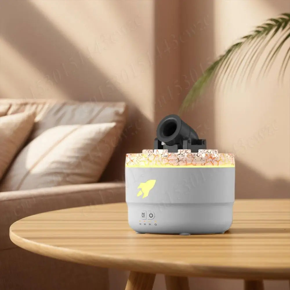 Volcanic Crack Light Cannons Humidifier Aroma Diffuser Cannon Essential Oil Diffuser Cannon Blast Turret Aromatherapy Humidifier