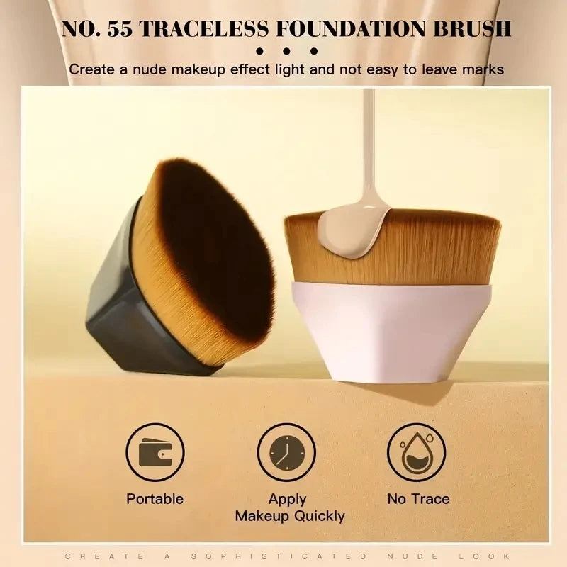 High Density Fiber Foundation Makeup Brush For Liquid BB Cream Women Household Salon Beauty Supply