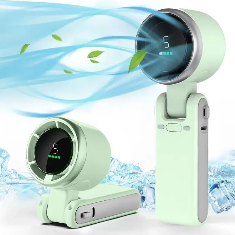 3-in-1 Fan, 5-speed, 3600mAh Rechargeable Lithium Battery, USB Charging, Travel Mini Fan