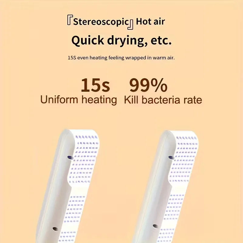 Portable Shoe Dryer: Fast, Quiet, and Efficient Drying with 110V Smart Timer and Auto Shut-off. Features a foldable design, suitable for work boots, gloves, hats, and socks. A must-have household item, perfect as a Thanksgivi
