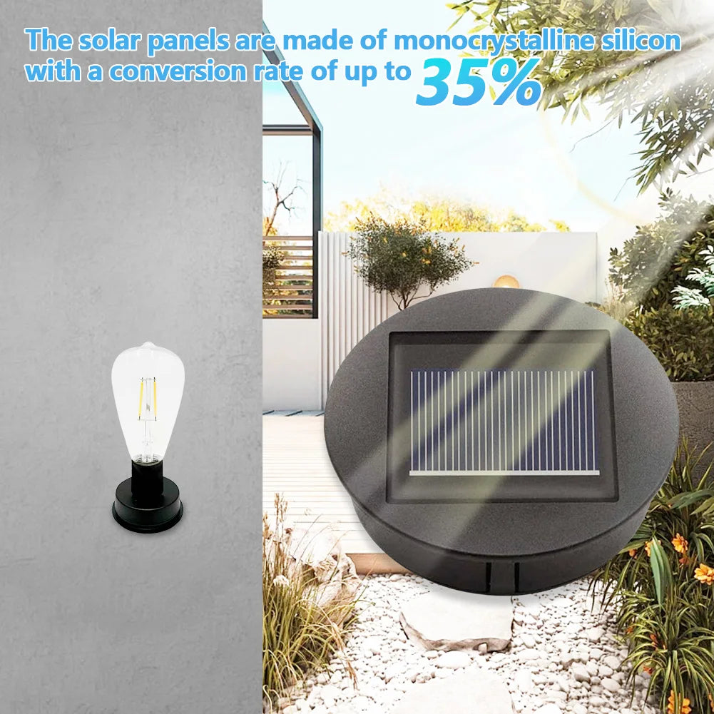 3-10PCS LED Solar Bulb Light Replacement Waterproof Outdoor Emergency Sunlight Powered Lamp Portable Powerful Indoor House