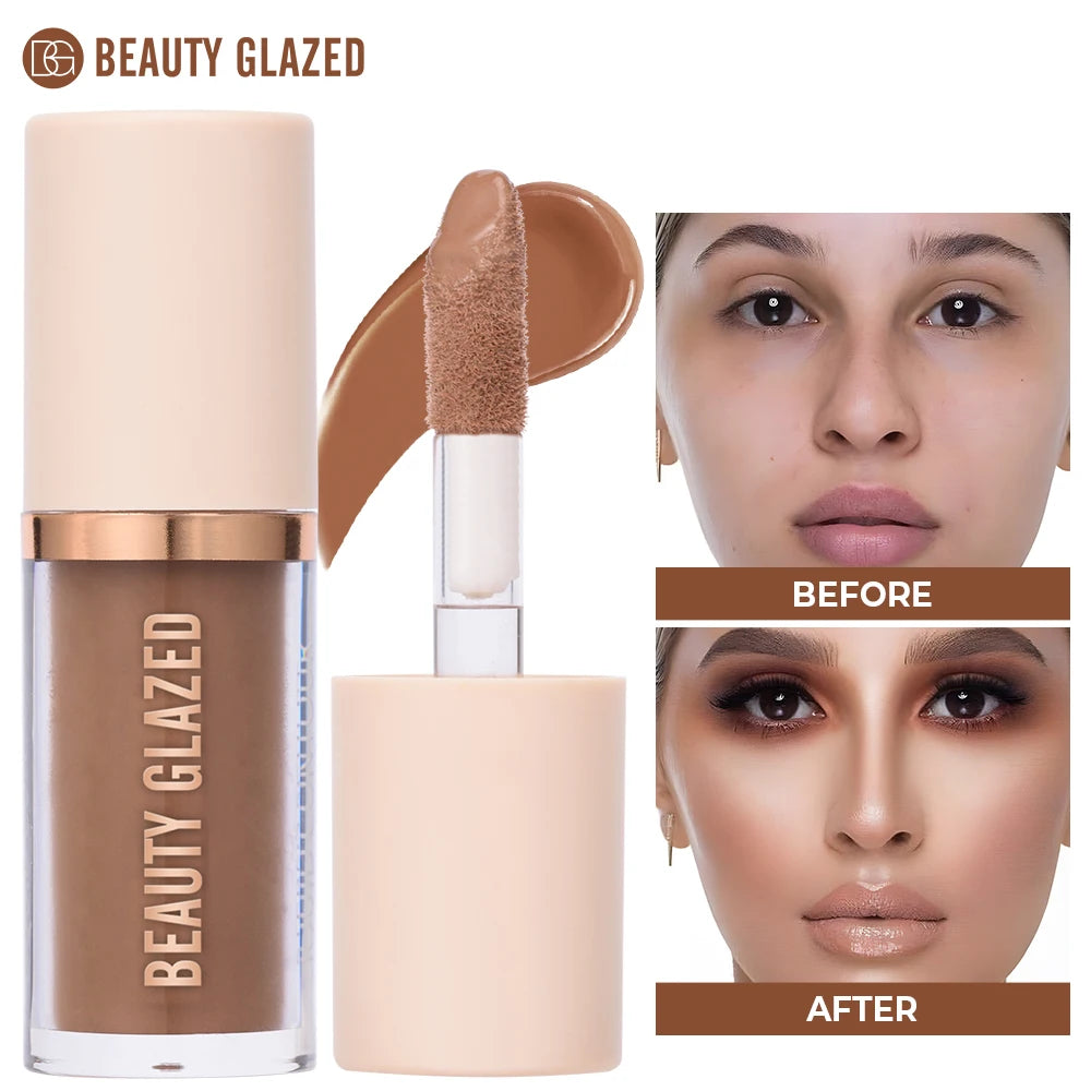 BEAUTY GLAZED Liquid Contour Natural Weightless Long-wearing Smudgeproof Bronzer Face Cosmetics