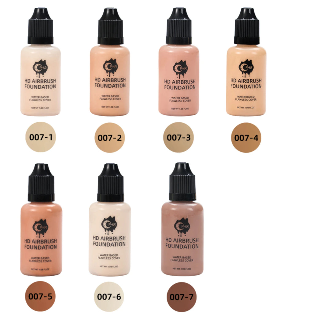OPHIR Professional Airbrush Foundation 30ml/Bottle  7 Colors for Choose Spray Air Makeup Foundation for Airbrush Kit TA007
