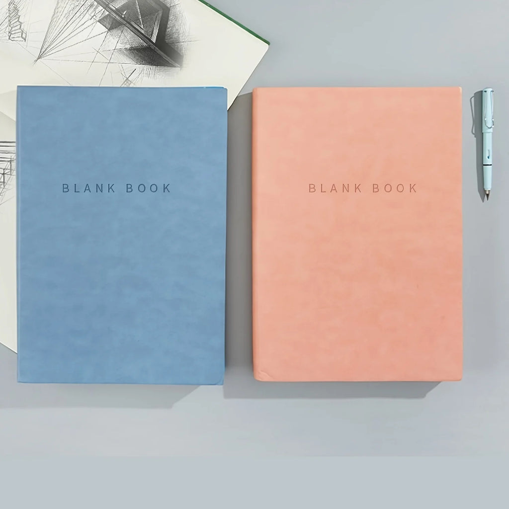 A3 Sketchbook 760 Pages Blank, Soft PU Leather Cover Notebook for Drawing, Sketching, Diary | Large Sketch Pad Eye-Safe Paper