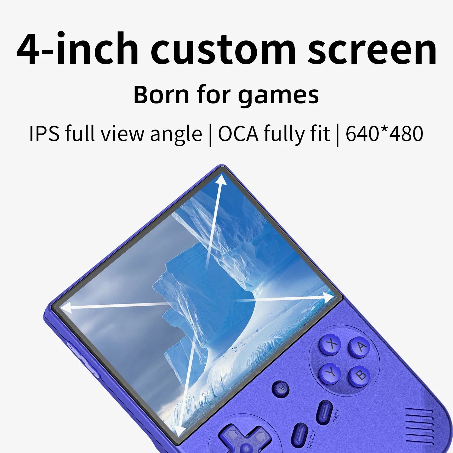 ANBERNIC RG 40XX V Retro Handheld Game Console 4.0-inch IPS Screen Linux 5G WIFI RG40XXV Video Player 256G 300+ PSP Games Gift