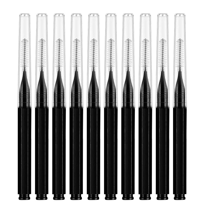 10/20 Pcs Eyebrow Brushes Mini Brow Lifting Brush Disposable Makeup Eyelash Tool Tooth Interdental Brush Lash Extension Supplies