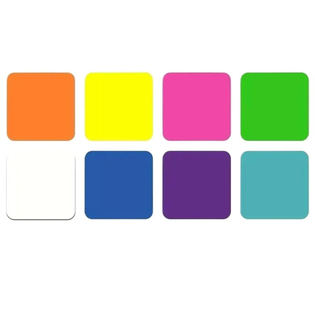 8 Colors 160 Sheets Semi-Transparent Sticky Notes,Clear Removable Self-Stick Notes for and Note-Taking,Aesthetic Index Labels
