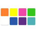 8 Colors 160 Sheets Semi-Transparent Sticky Notes,Clear Removable Self-Stick Notes for and Note-Taking,Aesthetic Index Labels