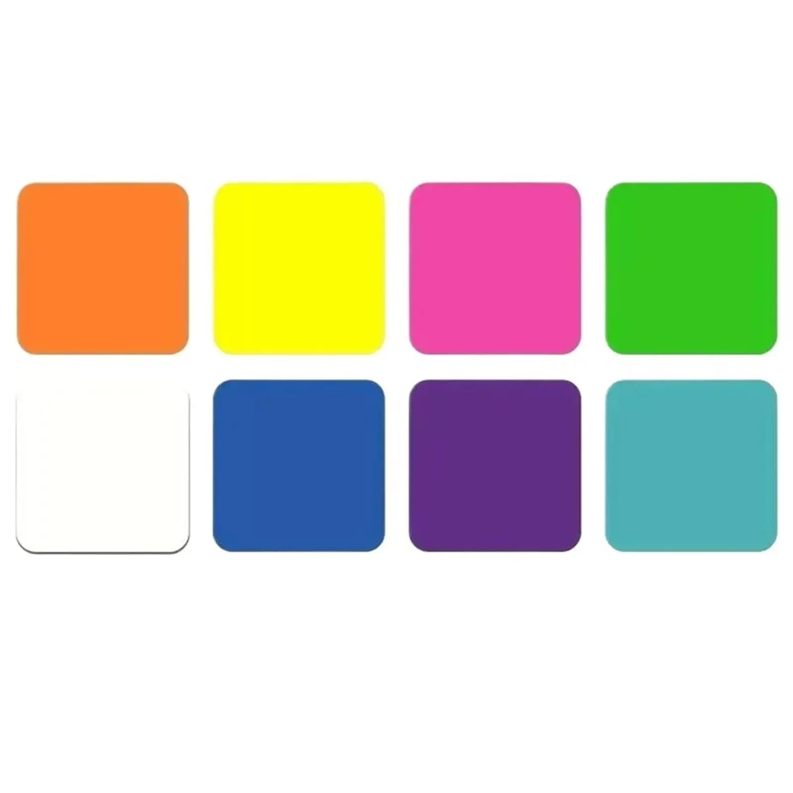 8 Colors 160 Sheets Semi-Transparent Sticky Notes,Clear Removable Self-Stick Notes for and Note-Taking,Aesthetic Index Labels