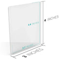 Card Sleeves Holder Game Cards PVC Hard Plastic Toy Top For Protectors Trading Storage Gift 3 x 4inches