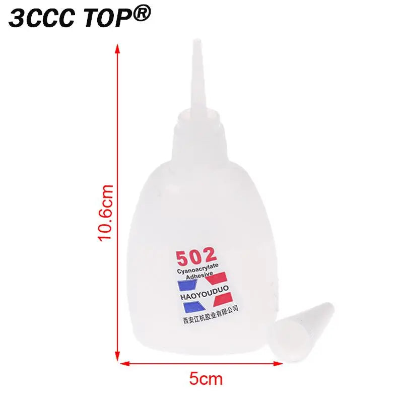 50g Glue Super Liquid Glue 502 Instant Quick-drying Adhesive Strong Glue For Metal Glass Ceramic Stone Wood Leather Plastic etc