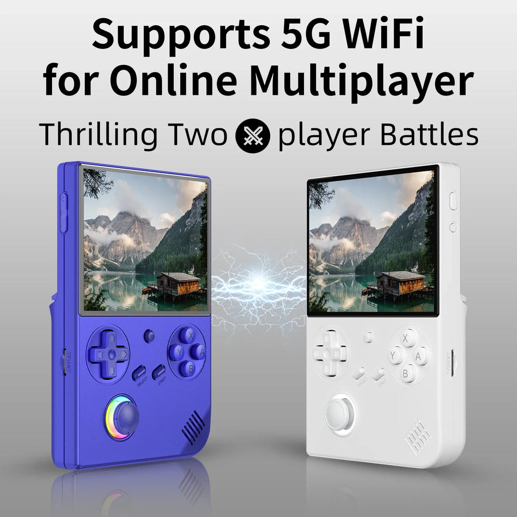 ANBERNIC RG 40XX V Retro Handheld Game Console 4.0-inch IPS Screen Linux 5G WIFI RG40XXV Video Player 256G 300+ PSP Games Gift
