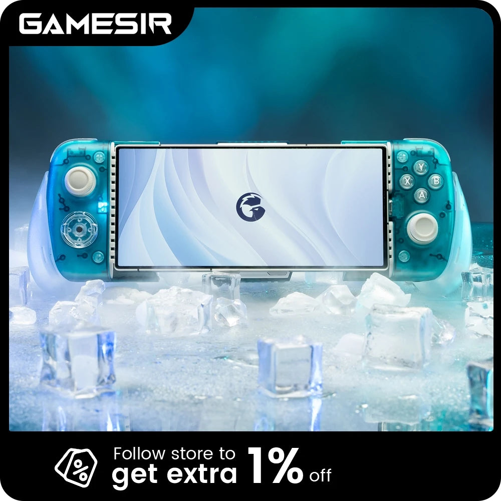GameSir X3 Pro Mobile Gaming Controller, Hall Effect Joysticks & Built-in Cooling Fan for Android Cellphone and iPhone