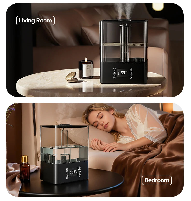 6L Professional Large Capacity Household Silent Air Humidifier Plant Spray Aroma Diffuser Ultrasonic Water Mist Diffuser