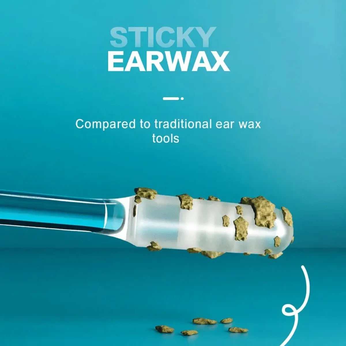Sticky Earwax Remover Sticks – Reusable Ear Cleaning Tool, Suitable for Dry Ears, Gentle Adhesive Ear Cleaner