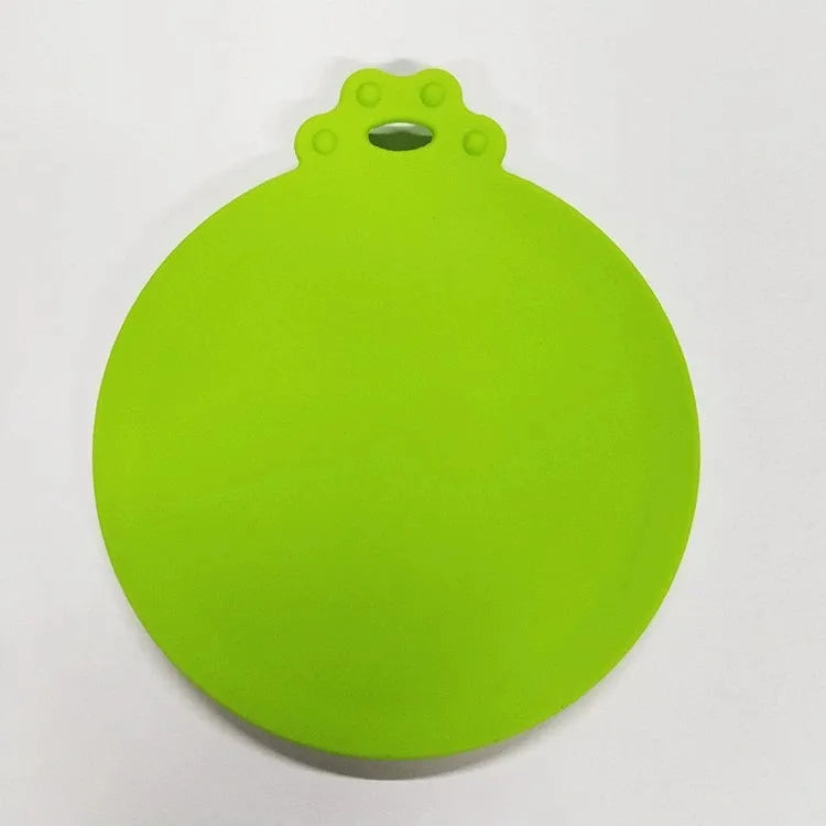 Food-grade silicone pet food lids, reusable, BPA-free, suitable for most cat and dog food tin sizes
