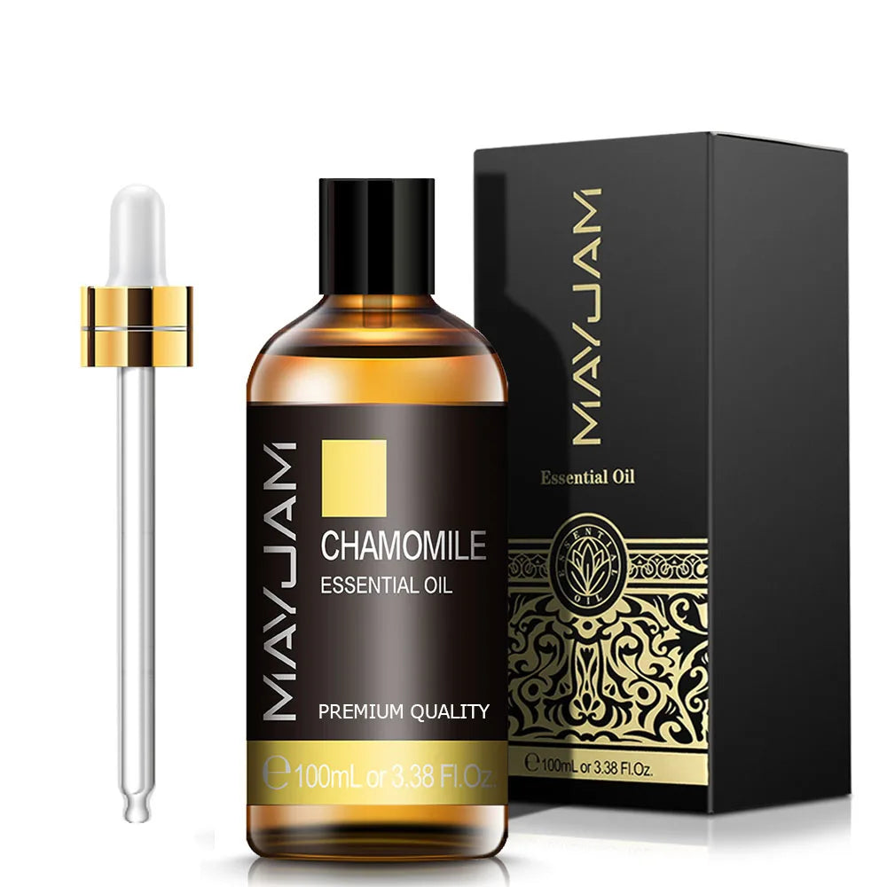 100ml Pure Natural Jasmine Tea Tree Sandalwood Essential Oils Diffuser Plant Lavender Vanilla Rosemary Eucalyptus Essential Oil