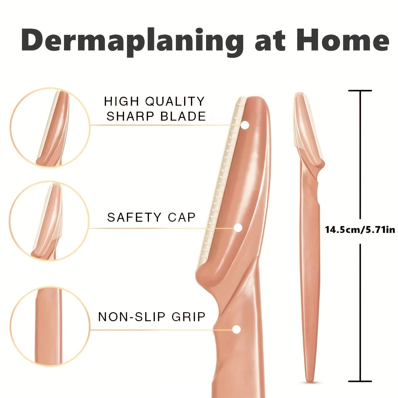 Eyebrow Trimmer 12/30/40/66PCS Brown Eyebrow Razor Safe Face Body Hair Removal Shaver Blades Woman Eyebrow Shaping Knife Razors