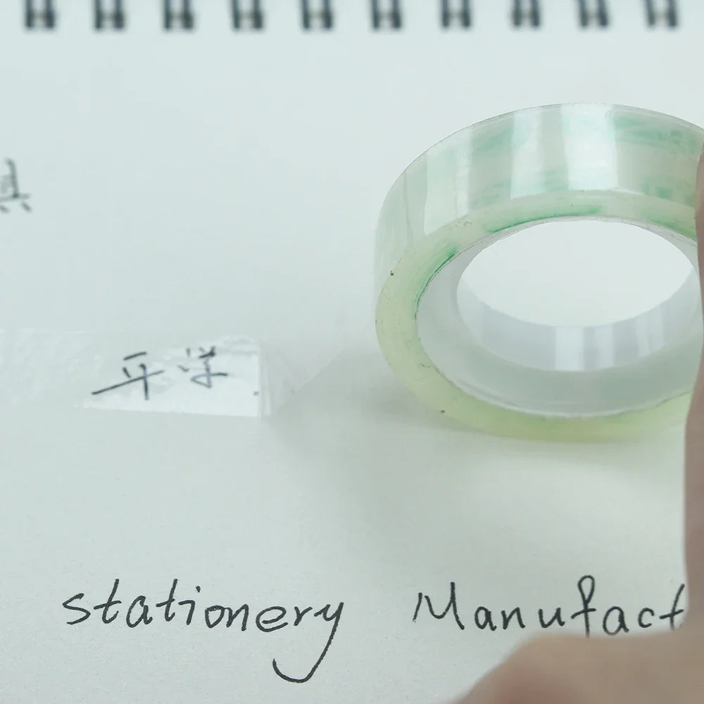 15mm Width Clear Tape School Transparent Tape Office Adhesive Tapes High-Viscosity Sealant Packaging TMJ-001-15mm