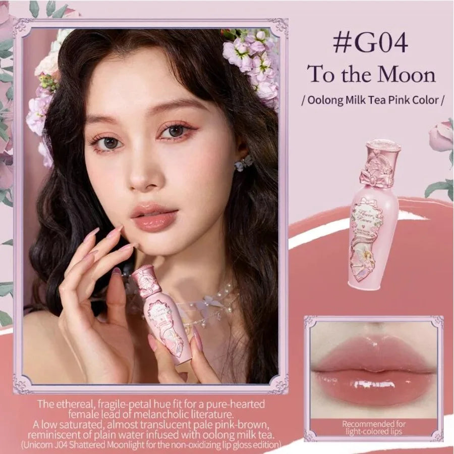Flower Knows All In One Makeup Set Gift Box Garden Cushion Cream Foundation Matte Blush Long Lasting Velvet Lip Cream With Bag