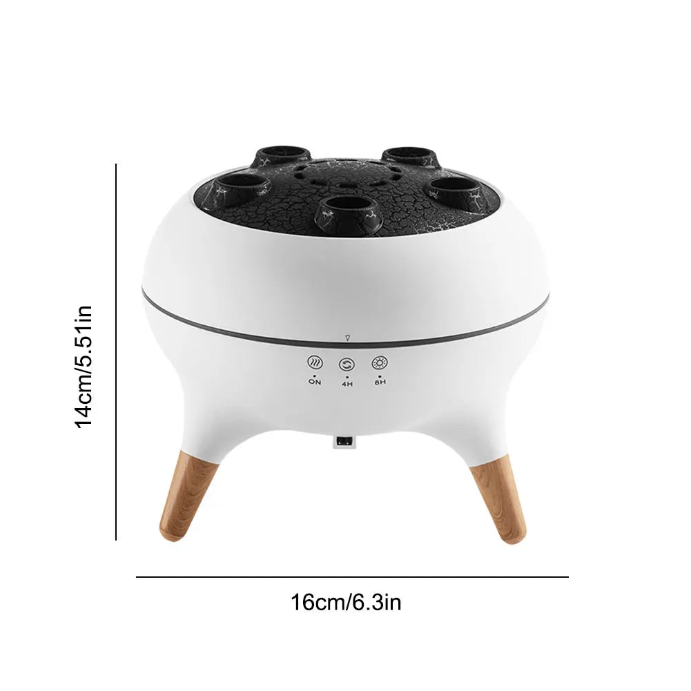 Dynamic Jellyfish Essential Oil Diffuser Remote Control Aromatherapy Diffuser with Colorful Night Lights Air Diffuser Humidifier