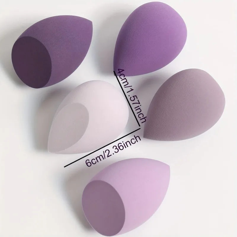 12piece makeup sponge set, suitable for liquid BB cream powder application, makeup egg dry wet dual-use powder puff