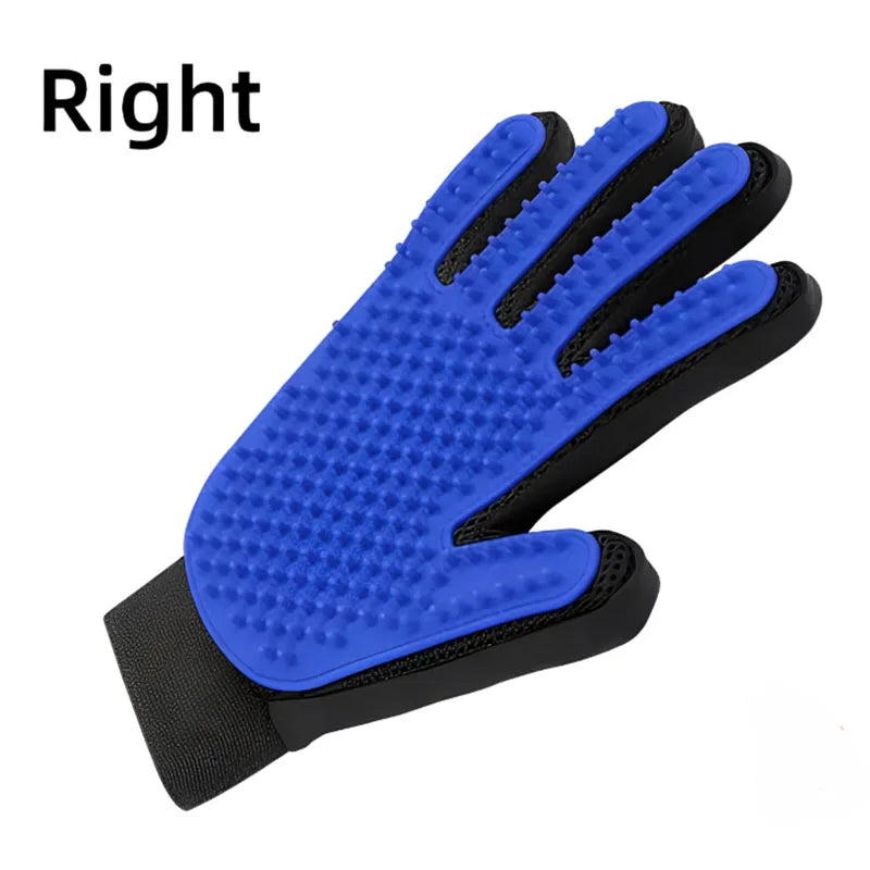 Pet Hair Glove Comb Pet Dog Cat Grooming Cleaning Glove Deshedding Hair Remover Massage Brush Animal Supplies Cat Accessories