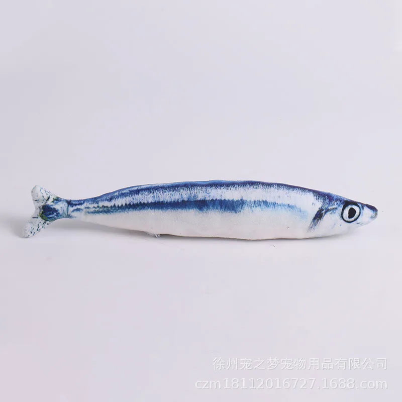 New simulation Fish Cat Toys Soft Plush Catnip Toy Interactive Cat Toys Gifts Funny 3D Fish Shape Doll Pet Supplies