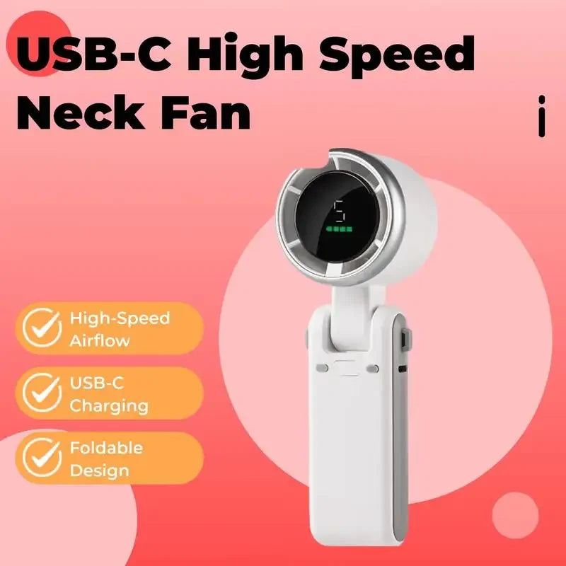 3-in-1 Fan, 5-speed, 3600mAh Rechargeable Lithium Battery, USB Charging, Travel Mini Fan