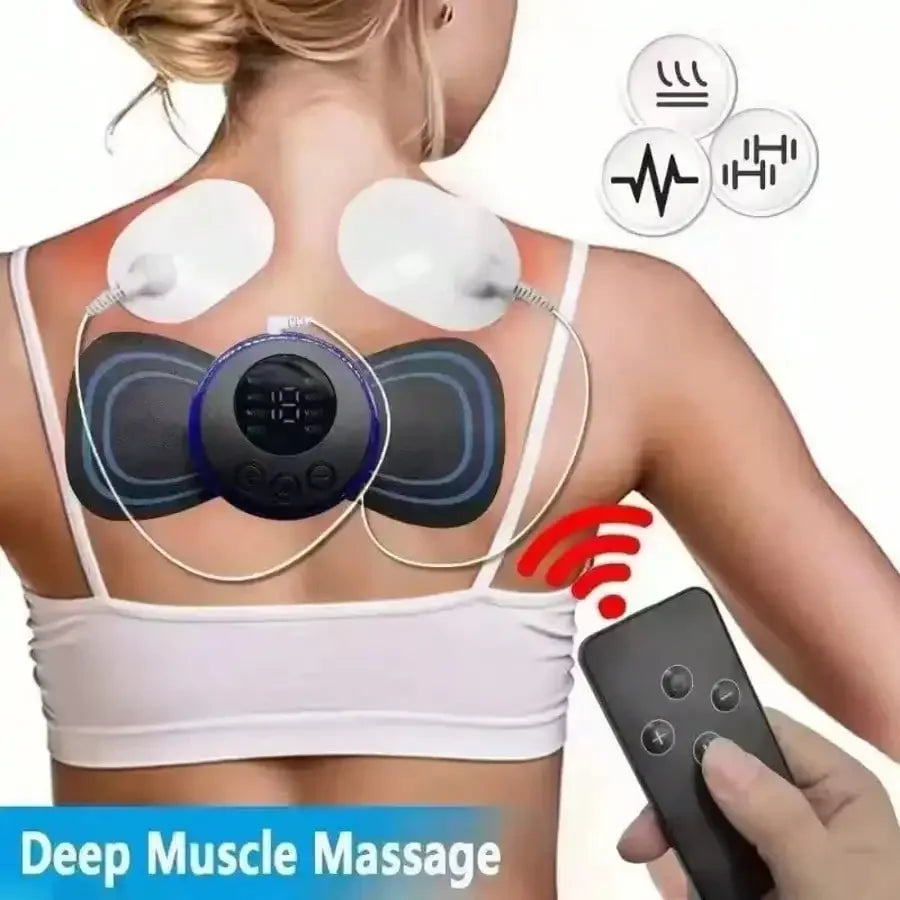Electric Neck Massager Muscle Massage Stimulator Low Frequency Instrument Back Cervical Calf Patches Joints Relief Body