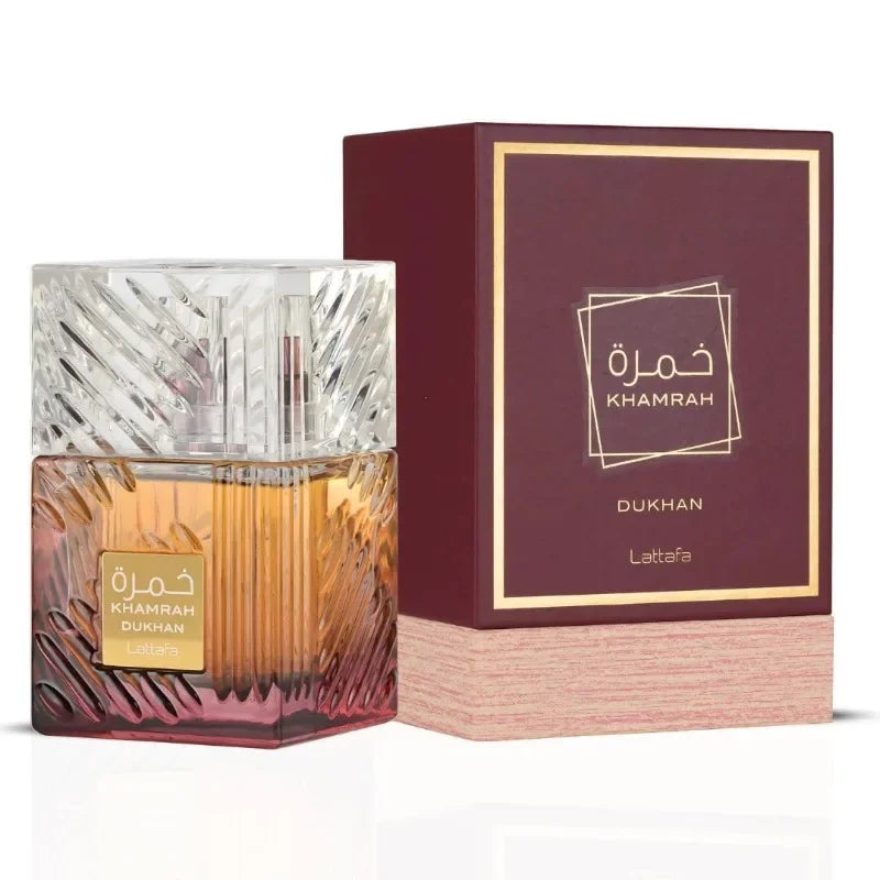 100ml Lattafa Khamrah Series Eau de Parfum Homme Spray Original Arab Perfumes Lasting Oriental Spicy Perfume Men's Cologne Gift
