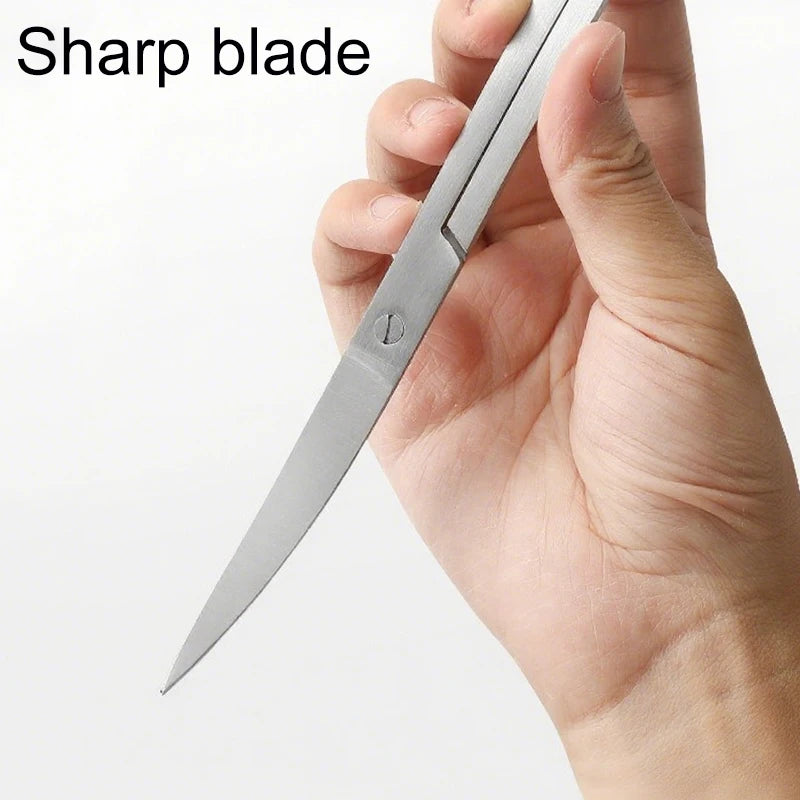Aquarium Scissors Tweezers Tool Fish Tank Plants Wave Scissors Water Grass Stainless Cleaning Tools Holder Aquarium Accessories
