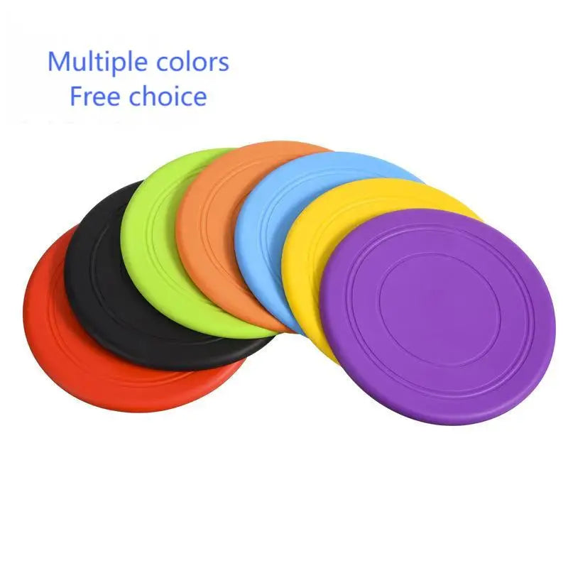 1pcs Funny Silicone Flying Saucer Dog Cat Toy Dog Game Flying Discs Resistant Chew Puppy Training Interactive Pet Supplies
