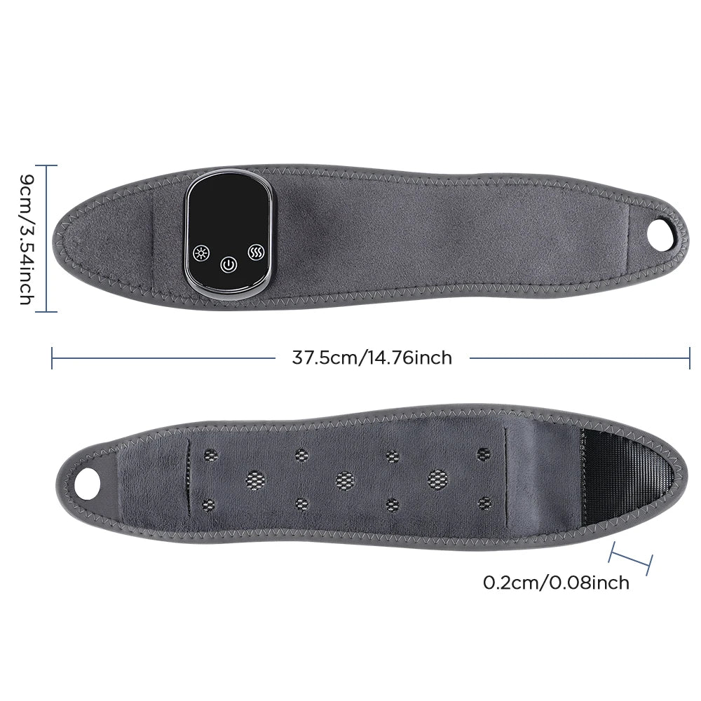 Electric Foot Hand Massager 5-Level Far-Infrared Hot Compress Vibrate Heat Ankles Wrist Guard Bracket Joint Portable Relax Timer