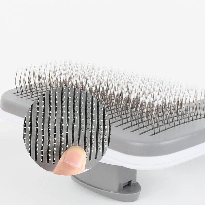 Pet Dog Brush Cat Comb Self Cleaning Pet Hair Remover Brush For Dogs Cats Grooming Tools Pets Dematting Comb Dogs Accessories