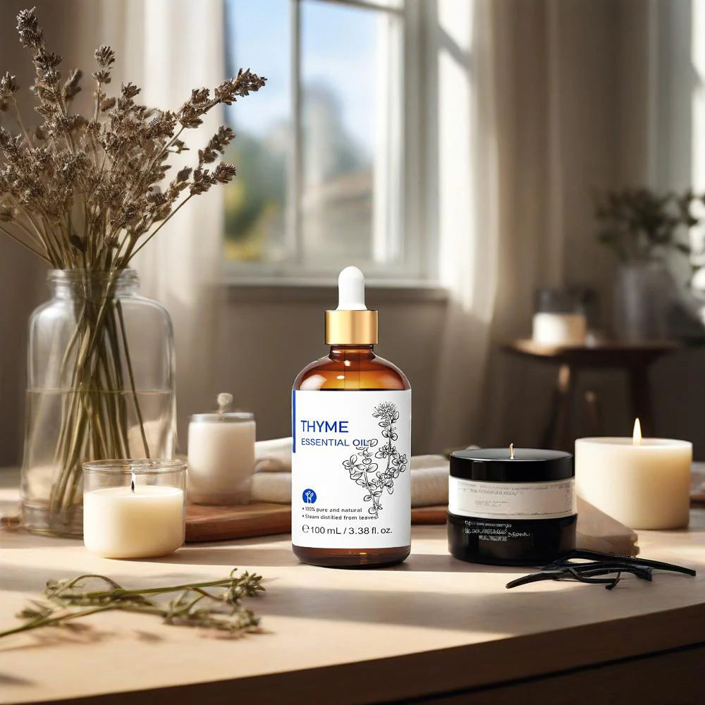 HIQILI Rosemary Jasmine Lavender Mint Essential Oils for Hair Care, increasing luster, Massage, Skin Care, Diffuser, Humidifier
